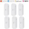Tuya Zigbee Smart Temperature and Humidity Sensor Micro USB / Battery Powered Home Security Work with Homekit Alexa Google Home