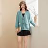 Sanpowa Women's V-Neck Knitted Cardigan