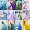 DIY Peacock 5D Diamond Painting Full Round Drill Animal Diamond Embroidery Cross Stitch Mosaic Kits Wall Art Gift Home Decor