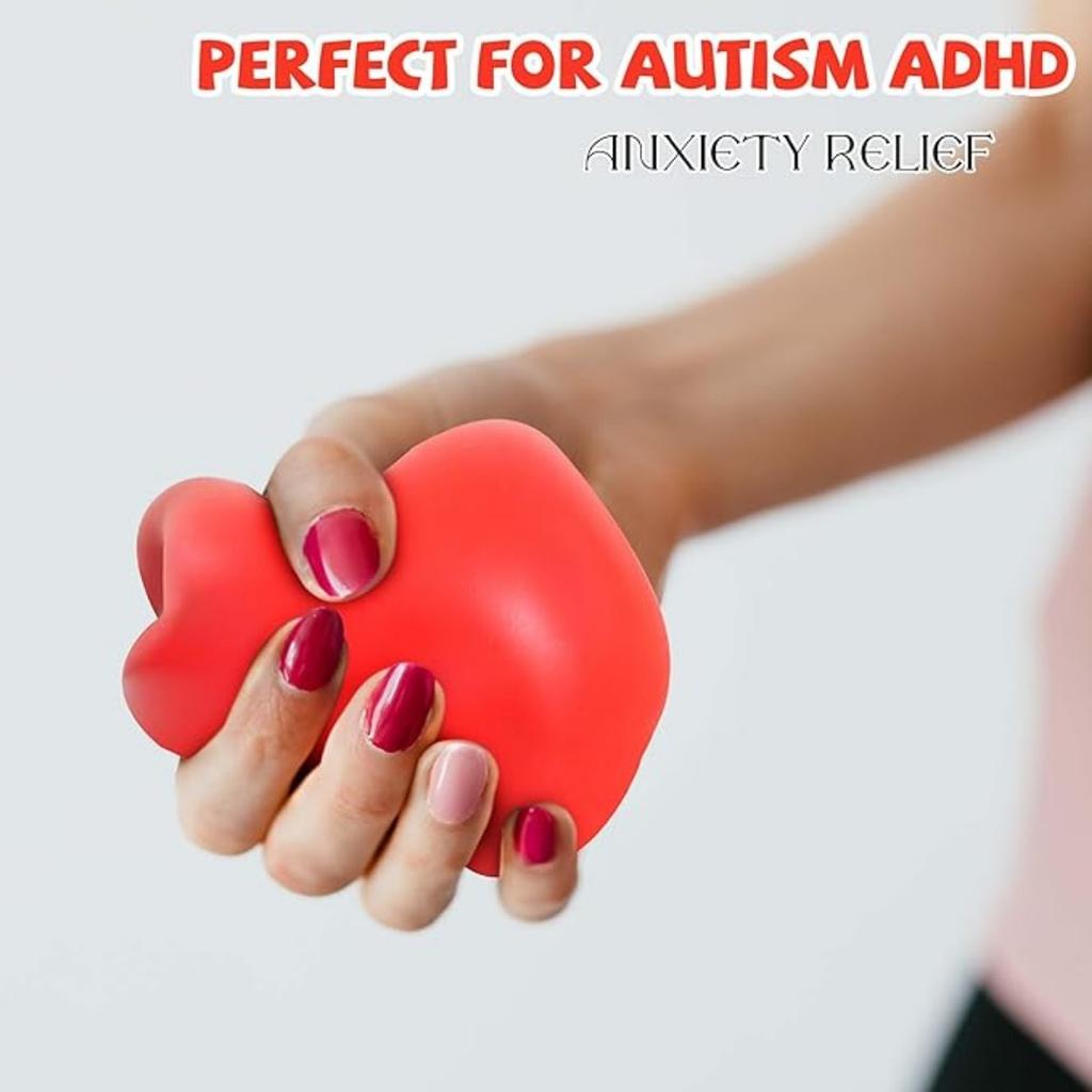 Мячи для снятия стресса, нетоксичные сжимаемые шарики, разноцветные пенопластовые шарики для детей и взрослых, мягкие игрушки для снятия стресса при тревожности, СДВГ, аутизме, 4 шт.