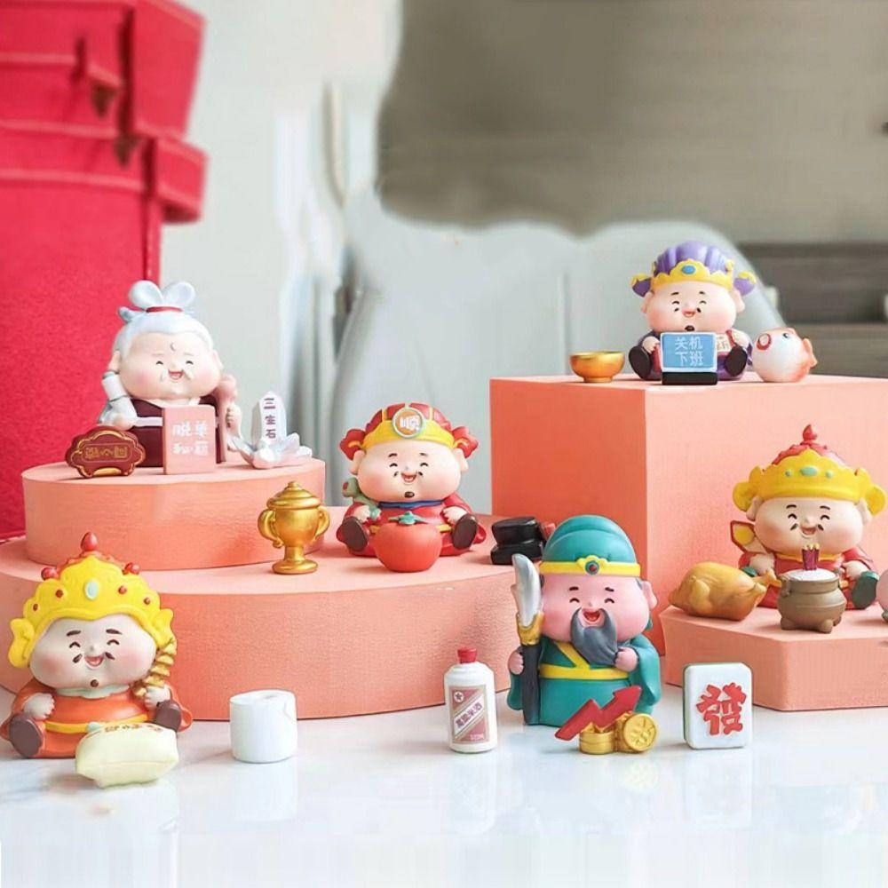 Creative Fengshui Sculpture Chinese Style Lucky Ornaments Cake Decoration