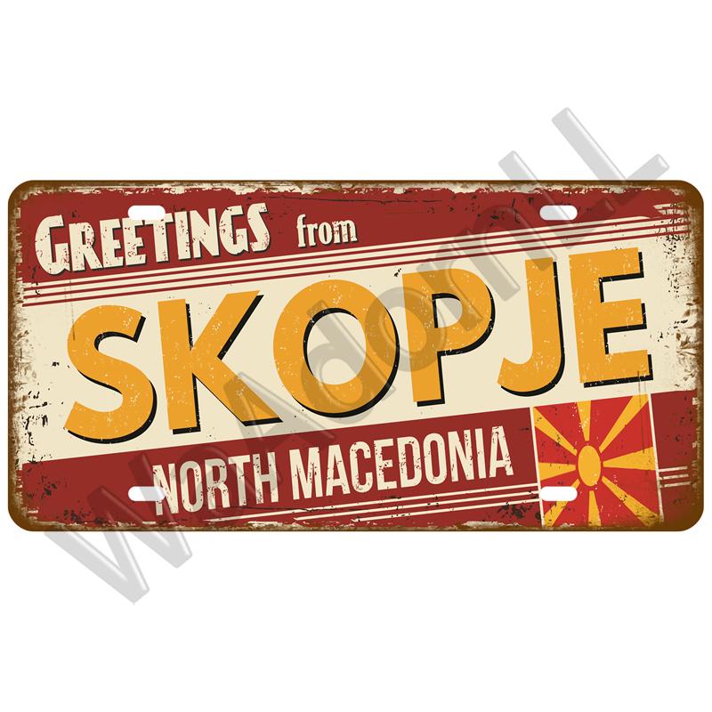 Городской штат Винтаж жестяная вывеска жесть пластина ретро металлический знак плакат для бара паба клуба мужская пещера гараж настенное украшение арт декор