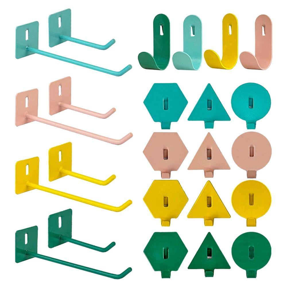 5 шт./набор Крючки для полки, крючки для дисплея на перфорированную панель, держатель крючков, удобные стеллажи для хранения