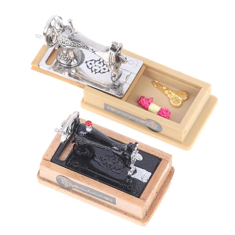 1:12 Dollhouse Miniature Furniture Sewing Machine Tailor Toy Decor Accessories