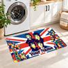 Oasis Custom Text Flannel Floor Rug Soft Kitchen Mat Personalized Non Slip Carpet