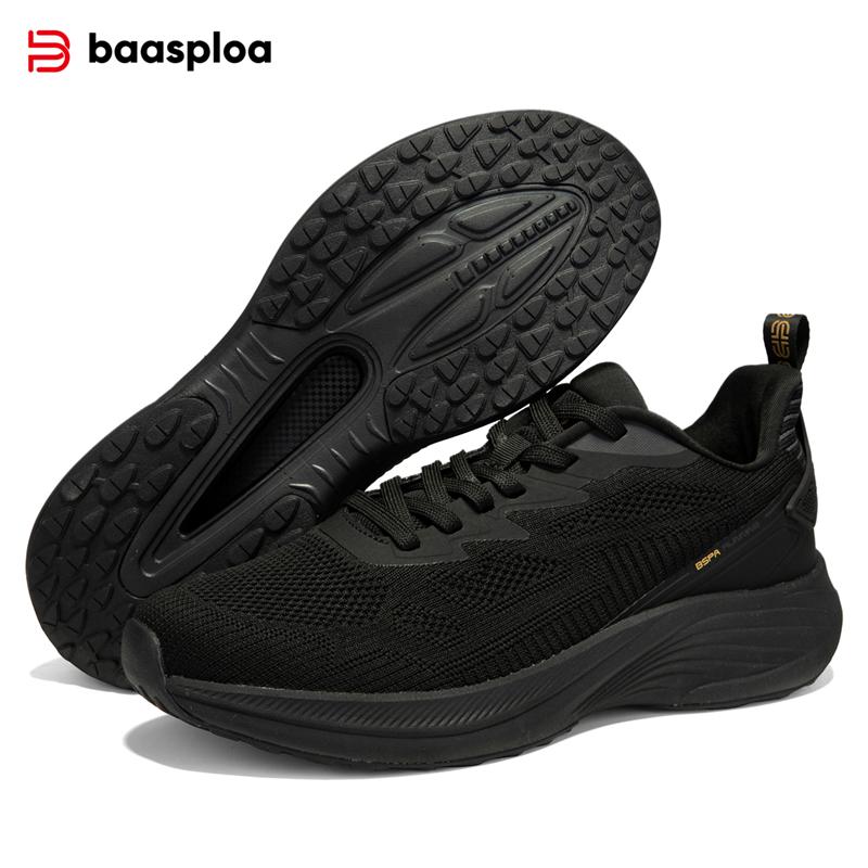 Baaploa Мужские кроссовки Модные мужские сетчатые дышащие противоскользящие износостойкие мужские кроссовки для бега на открытом воздухе для фитнеса мужские кроссовки