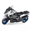 Simulation Technical Building Block Yama Tmax Motorcycle Assemble Model Bricks Toys Collection for Boys Gifts