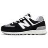 New Balance 574 'Черный Белый Серый' (унисекс) Черно-белые беговые кроссовки U574FBG