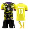 Комплект персонализированных рубашек для мужчин и девочек с именем и номером, футбольные майки на заказ для мальчиков, тренировочный костюм