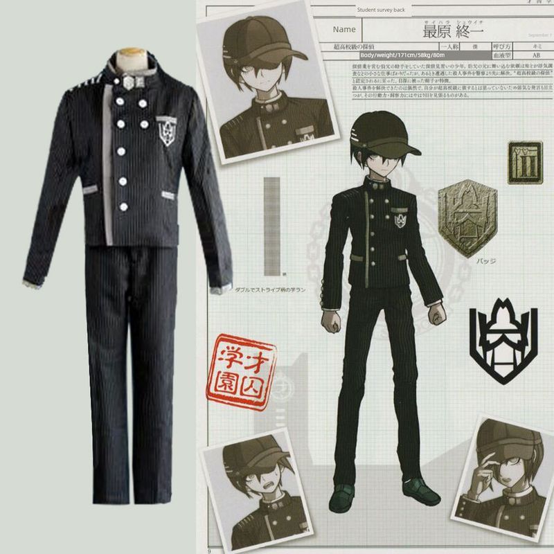 Косплей костюм Король Кокichi Оума из Danganronpa V3 Косплей костюм на Хэллоуин Ирума Мидори