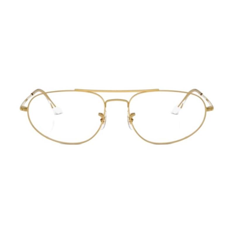 RAYBAN Personalized Design Metal Irregular Geometry Prescription Optical Glasses Frames Unisex Couple Style 0RX6645 3086