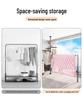 Telescopic Floor-to-Ceiling Clothes Drying Rack - No-Punch, Free-Standing