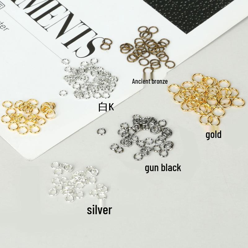 Iron Jump Ring Buckle for DIY Jewelry: Earrings, Bracelets, Necklaces & Pendants