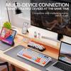 M96 Bluetooth-клавиатура Беспроводная FREEWOLF Игровая клавиатура с экраном, Электронный экран, Подключение нескольких устройств, Эргономика Игровой