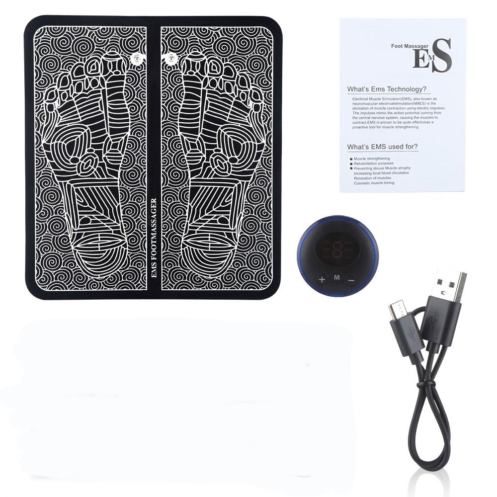 Tens Fisioterapia Массажер для ног Коврик для массажа Pes Muscular Electric EMS Health Care Релаксация Terapia Fisica Массаж Salud