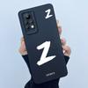 For Infinix Note 11s X698 Case infinix Note 11 Pro X697 Casing Shockproof Lucky Initial Letters Silicone Soft Matte Bumper Cover