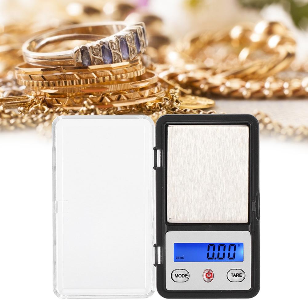 Цифровые ювелирные весы Мини Портативные электронные высокоточные граммовые весы ювелирные весы 200 г/0,01 г