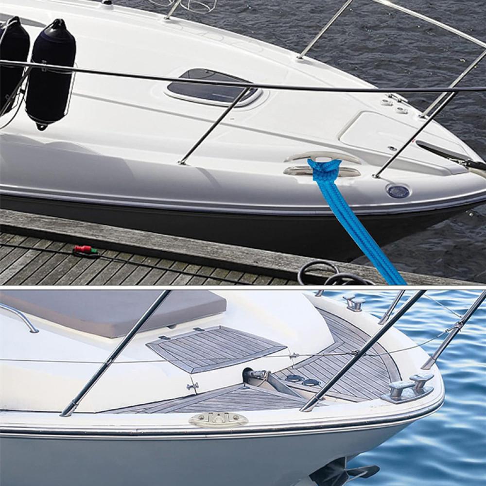 316 Stainless Steel Marine Folding Bollard – Flip-Up Dock Bollard For Boats, Yachts, And Kayaks – Corrosion-Resistant, Mirror Finish – 5“ And 6” Sizes