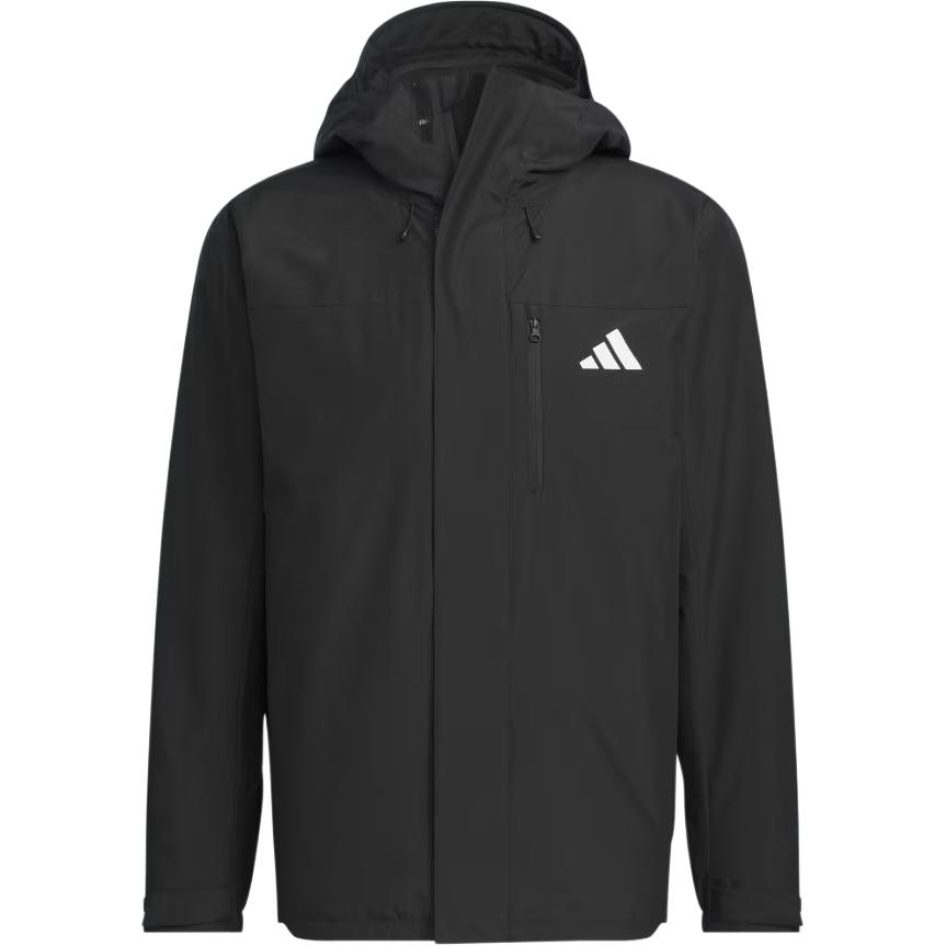 adidas Модная повседневная куртка с полосатым логотипом в стиле ретро, куртка унисекс, черная JM9017
