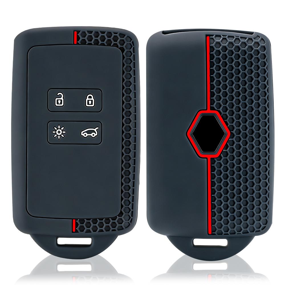Силиконовый чехол для ключа для Renault Austral Kadjar Clio Megane Captur Arkana Koleos Zoe Scenic Dacia Sandero Duster Logan Jogger