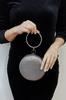 Women's Stylish and Useful Evening Dress Bag Platinum Evening Dress Round Ladies Bag