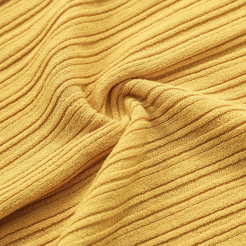 Летняя женская футболка, вязаный пуловер с короткими рукавами, вязаная футболка с круглым вырезом, облегающий топ