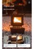 High-Transparency Retro Glass Tea Stove with Kerosene Lamp for Camping or Home