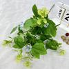 Пластиковый Декор Стола 'Пчела и Лист' с Искусственными Цветами для Домашней Гостиной и Свадебных Мероприятий