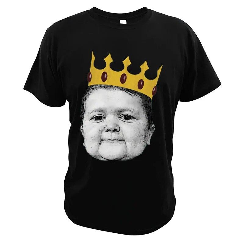 Классическая футболка Hasbulla Fighting Meme, мини-футболка Khabib Blogger, женская летняя повседневная футболка унисекс с короткими рукавами, топы большого размера