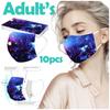 Adult  Women Man  Disposable Face Mask Industrial 3Ply Ear Loop 10PC Mask