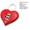 Милый замок в форме сердца Love Lock Rotary Number навесной замок бытовые аксессуары