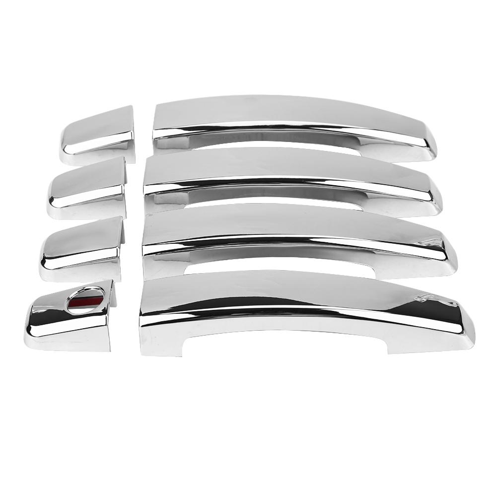 8 pcs Car Electroplating Door Handle Cover Trim for 2008-2016