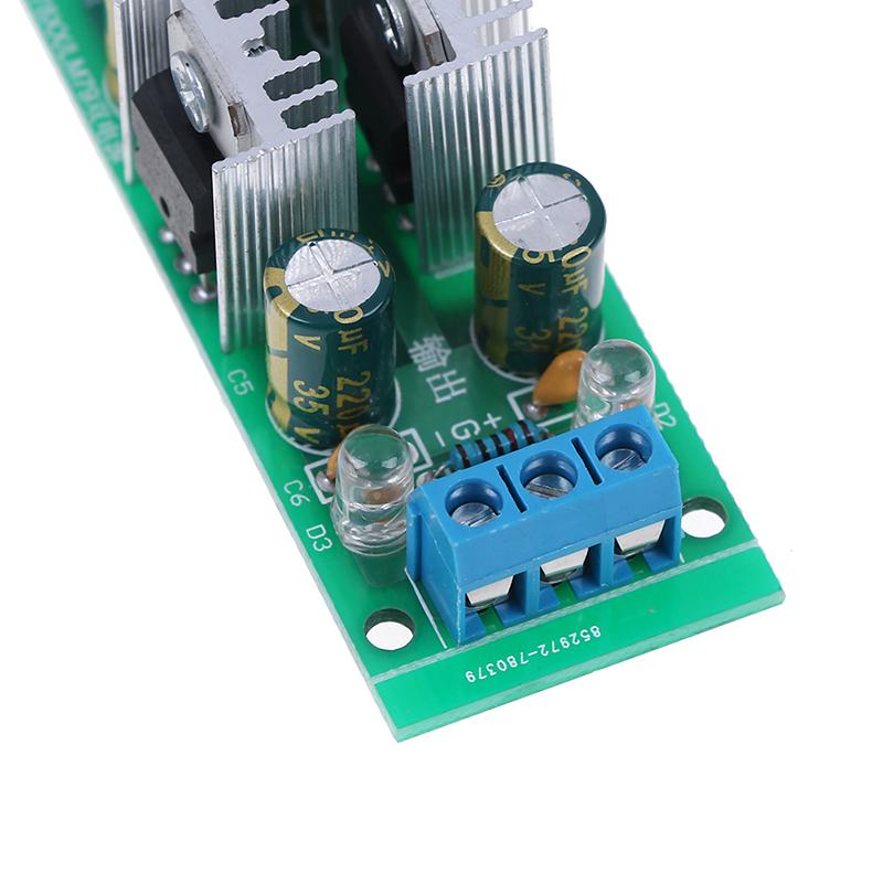 Lm7812 + Lm7912 ±12 В Двойной стабилизатор напряжения Выпрямительный мостовой модуль питания