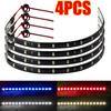 4 шт./компл., 30 см, 15 SMD светодиодов, для автомобилей, грузовиков, гриля, гибкие водонепроницаемые декоративные световые полосы