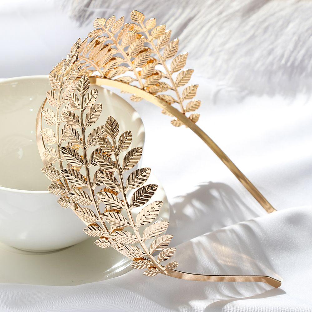 Retro Headwear Hair Combs Wedding Hair Crown Hair Hoop Bride Headbands Leaves Hair Bands