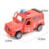 1Pcs Simulated Fire Fighting Scene Car Mini Pull Back Toy Vehicle Model Wind Up Police Truck Ambulance For Children Boys Gift