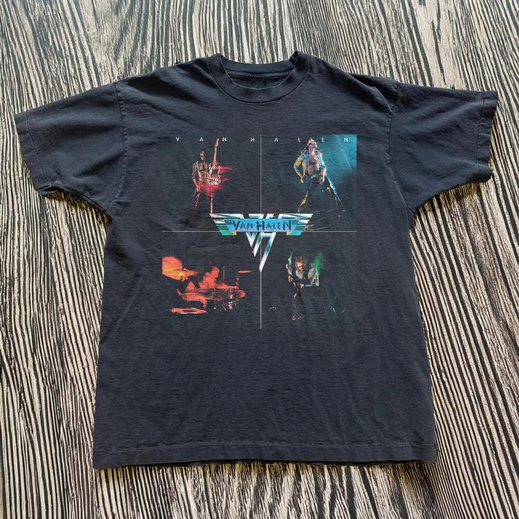 Van Halen Classic Rock Album Graphic T-Shirt Black S-5XL