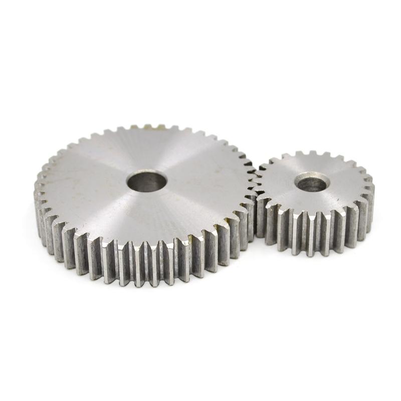 1Pcs 45# Steel Spur Gear 1M 12 13 14 15 16 17 18 19 20 21 22 23 24 Teeth Thickness 10mm Metal Gear Motor Gear Pinion Gear