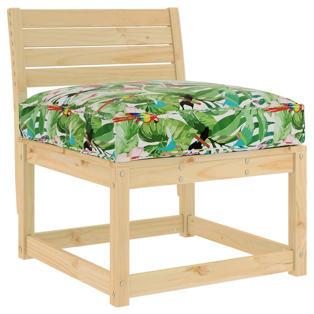 Floral Multicolor Cushion 70 x 70 x 12 cm Oxford Fabric