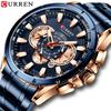 Men's Steel Strap Business Watch Quartz Calendar Six Pin Luminous Multi-functional Men's Watch