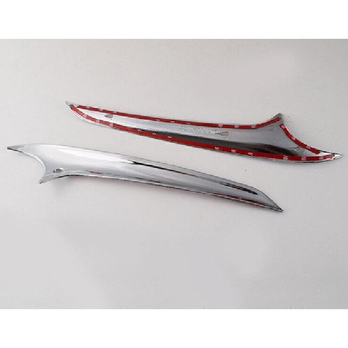 Для Hyundai Elantra 2017-2018 Глянцевая Хромированная Накладка-молдинг на Веко Передней Противотуманной Фары