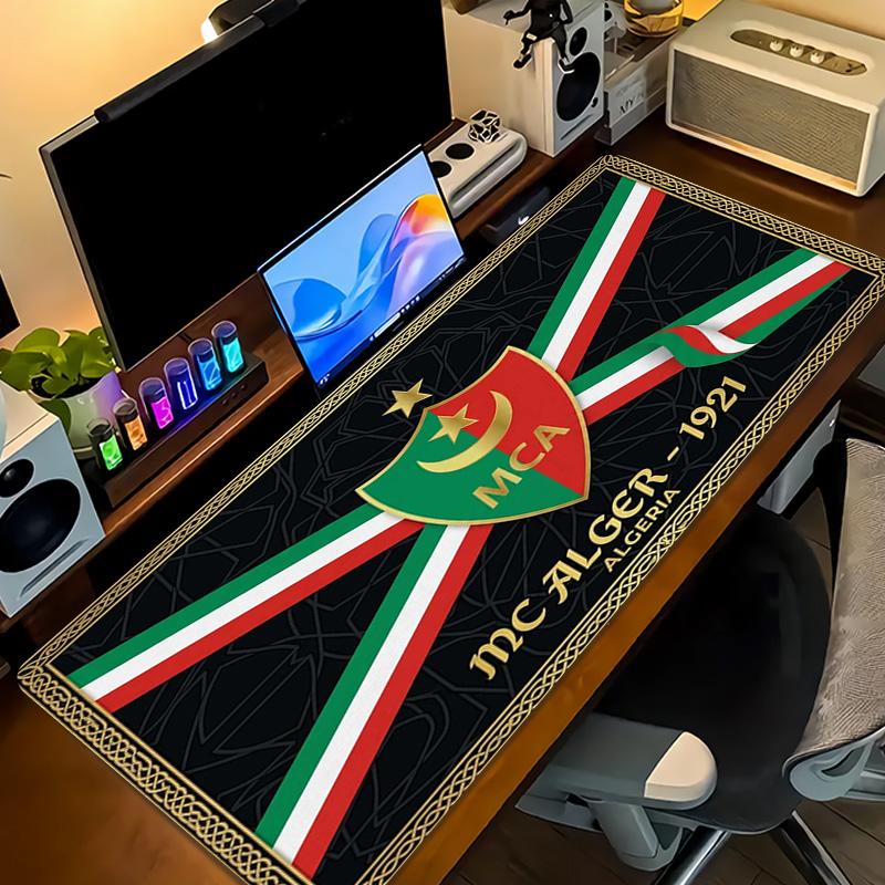 MCA MOULOUDIA LOGO Color Mouse Pad Large Gaming Table Cushion Non-slip Laptop Tablet Big Mousepad XXL Mat Mini PC Playmat With Lock edge