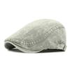 Spring Summer Cotton Denim Beret Men's British Peaked Cap Retro Progressive Cap