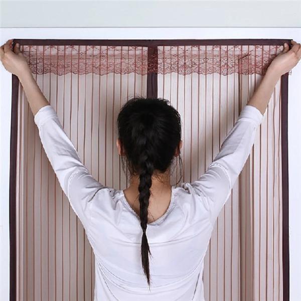 Summer Door Screen Netting Curtains Anti Mosquito Fly Bug Insect Door Curtains Kitchen Bedroom Curtains Netting For Door