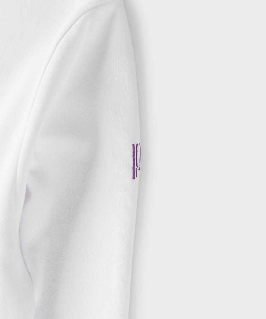 PANICALE White Cotton Spandex Logo T-Shirt