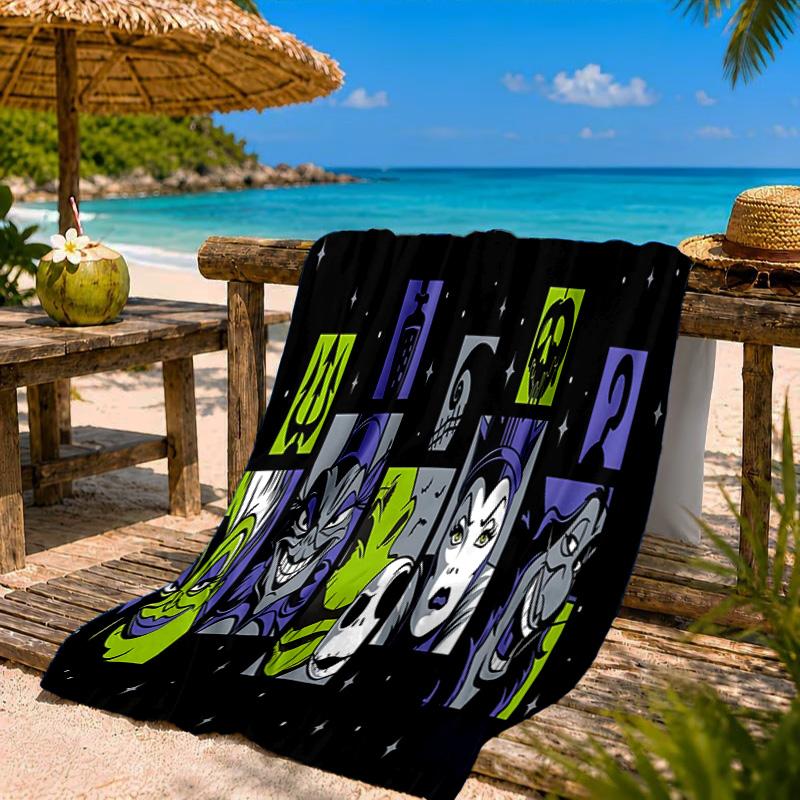 Evil Queens Collage Beach Towel Microfiber Beach Towel, Lightweight and Quick-Dry, for Summer Travel, Swimming Pool Fan Birthday Gift