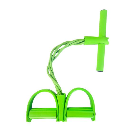 4/6-Tube Pedal Puller Resistance Band with Handle Multifunction Elastic Yoga Sit-up Pull Rope Men Women Pedal Tensioner Exerciser Workout Equipment