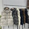 Women Down Vest Hood Casual Sleeveless Jacket Simple Fashionable Autumn Winter