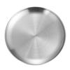 Round Stainless Steel Fruit Pan Brushed Round Pizza Tray  Dessert Fruit Western Cuisine