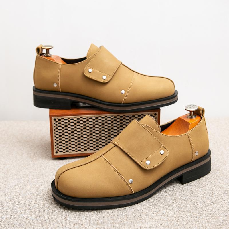 Leather Shoes Men's Summer New Thick-soled Heightening Business Men's Shoes Wedding Shoes One-pedal Leather Shoes Casual Men's Shoes
